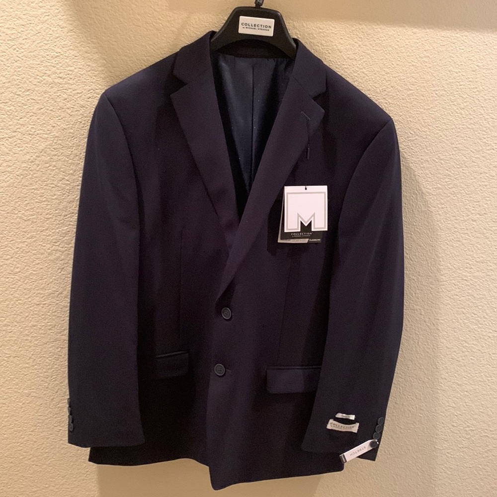 Men’s Collection by Michael Strahan Stretch Classic Fit Suit Jacket